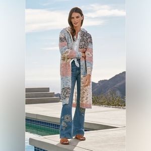 Johnny Was painted lady alpaca duster size small could fit a medium.  Mo…